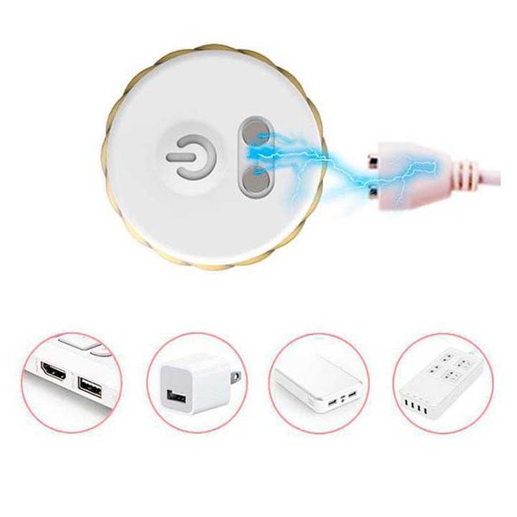 Мінівібратор «Rechargeable Silicone Touch» 10 режимів вібрації жовтий | Зображення 6