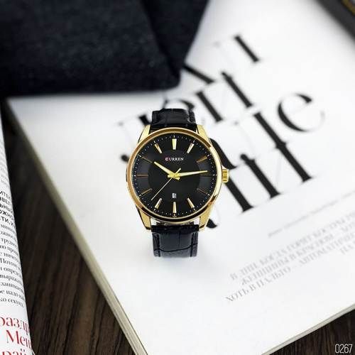 Чоловічий годинник Curren 8365 Black-Gold | Зображення 3