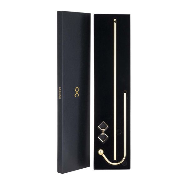 Анальний гак LOCKINK Golden Adjustable Anal Hook Set Sex Aura | Зображення 6