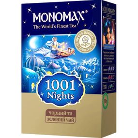Бленд черного и зеленого чая Мономах 1001 Nights 90 г