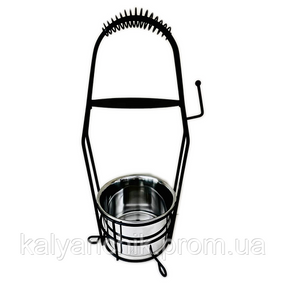 Корзина для угля Garden черная