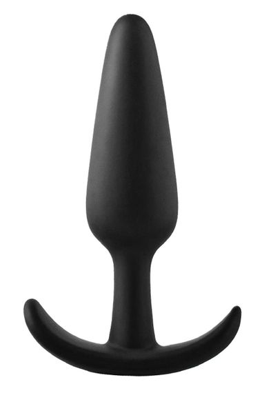 Анальний плаг чорний Dreamtoys FantASStic Smooth зі стопером у формі якоря, Large sexstyle