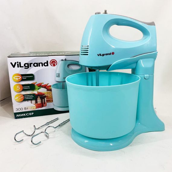 Міксер з додатковими насадками ViLgrand VHM3017B 300 Вт, Міксер для крему для обличчя TY-93 | Зображення 8