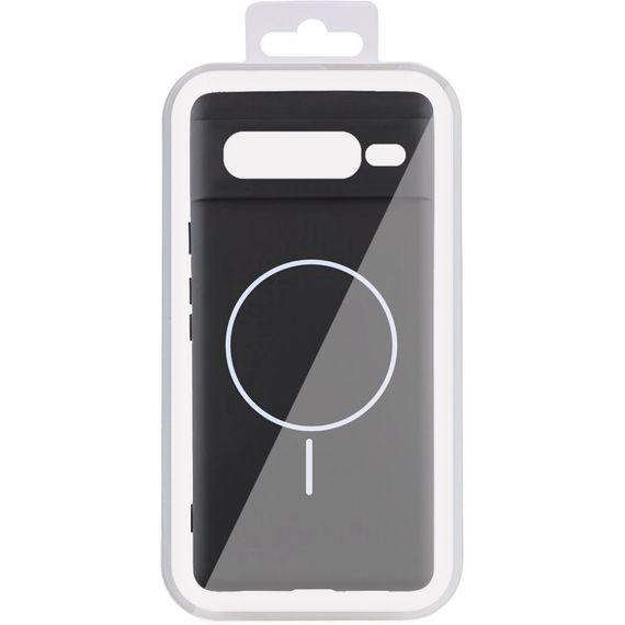 Чохол Silicone Cover Lakshmi Full Camera (AA) with Magnetic Fit для Google Pixel 7 Pro Чорний / Black | Зображення 3