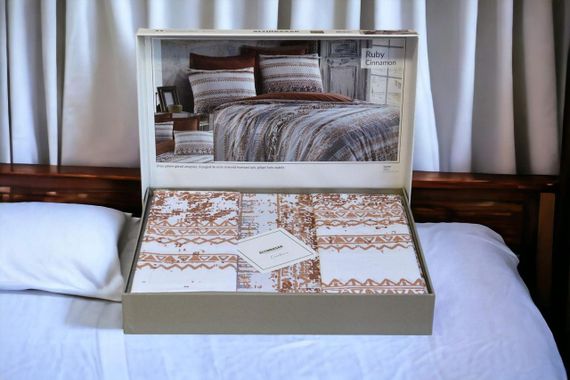 Постельное белье Altinbasak Ranforse 200 х 220 см Ruby Cinnamon | Зображення 2