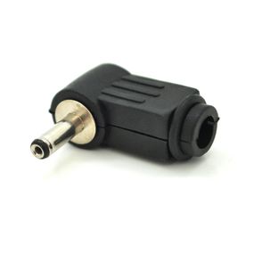 Переходник DC 3.5x1.1mm (папа) под пайку, штекер 90°