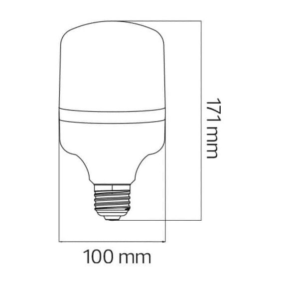 Лампа світлодіодна "TORCH-30" 30W 6400K E27 | Зображення 1