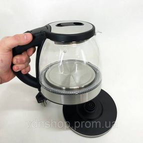 Електрочайник з індикатором рівня, Електрочайник з функцією автовідключення, Тихий побутовий чайник JP-82