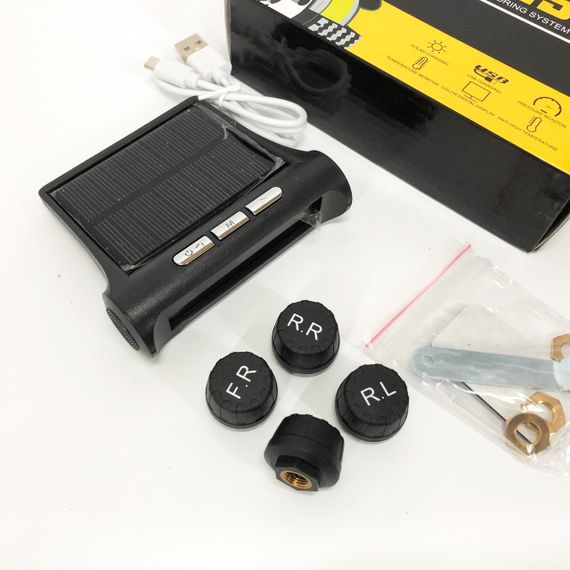 Система контролю тиску у шинах TPMS+SOLAR зовнішні датчики YK-50 | Зображення 9