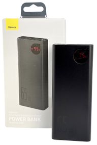Power Bank 20000 mAh 65 W BASEUS Adaman потужний метал реальна ємність швидке заряджання зовнішній акумулятор павербанк