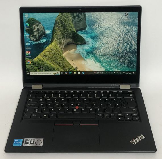 Ультрабук-трансформер Б-клас Lenovo Thinkpad L13 Yoga Gen 2 / 13.3" (1920x1200) IPS Touch / Intel Core i3-1115G4 (2 (4) ядра по 3.0 - 4.1 GHz) / 8 GB DDR4 / 256 GB SSD / Intel UHD Graphics / WebCam / Win 10 Pro б/в | Зображення 1