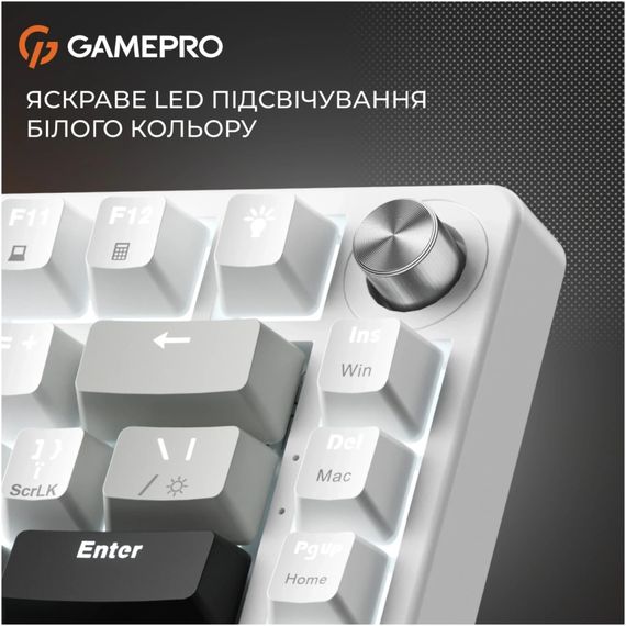 Клавіатура GamePro Genesis Silverlight MK126 USB UA Grey (MK126) | Зображення 6