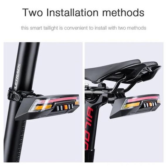 Велосипедный фонарь с защитой от влаги 0118-A9, Стоп сигнал для велосипеда от usb XE-93 | Зображення 3