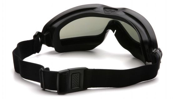 Очки защитные с уплотнителем Pyramex V2G-Plus (XP) (gray) Anti-Fog, чёрные | Зображення 3
