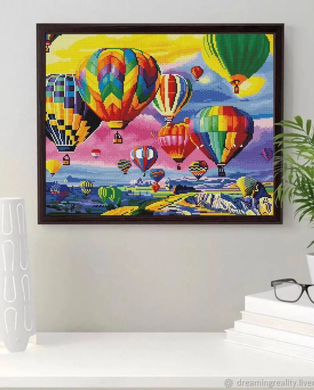 Алмазна мозаїка Повітряні кулі Каппадокія 40х50 см ColorArt SP108 | Зображення 6