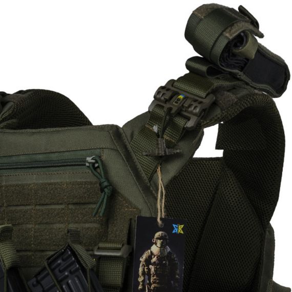 плитоноска Warmor Gen.3 Pro Max + 8 підсумків олива | Зображення 6