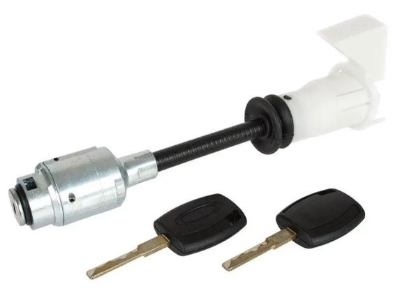 Замок капота Ford Focus C-MAX 03-07 (вставка) - вкладыш личинка замка капота Форд (короткий вал - 81 мм.)