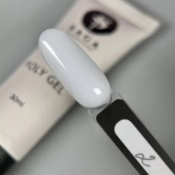 Полігель Saga Poly Gel №02 (білий) в тюбику 30мл
