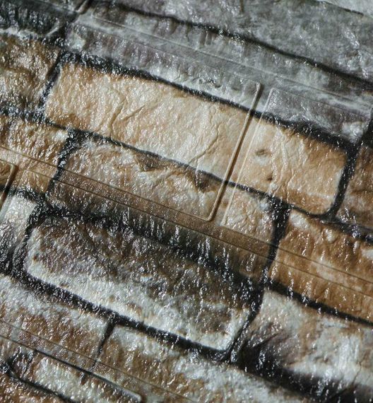 Самоклеюча декоративна 3D панель піщаник смарагд Loft Expert 700x770x5 мм | Зображення 1