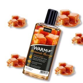 Олія для масажу зігріваюча та їстівна Joy Division WARMup Caramel, 150 мл Sex Aura