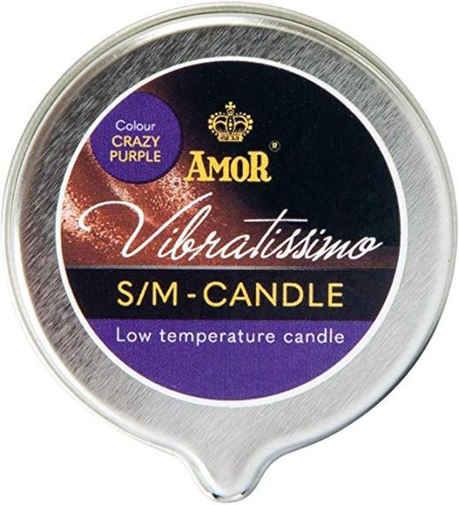 Масажна свічка - Vibratissimo Crazy Purple, 50 мл | Зображення 3