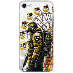 Чохол S.T.A.L.K.E.R. 2 (Сталкер 2) для IPhone 7 , iPhone 8 , iPhone SE 2 2020 , Iphone SE 3 2022 (ЧОРНИЙ)