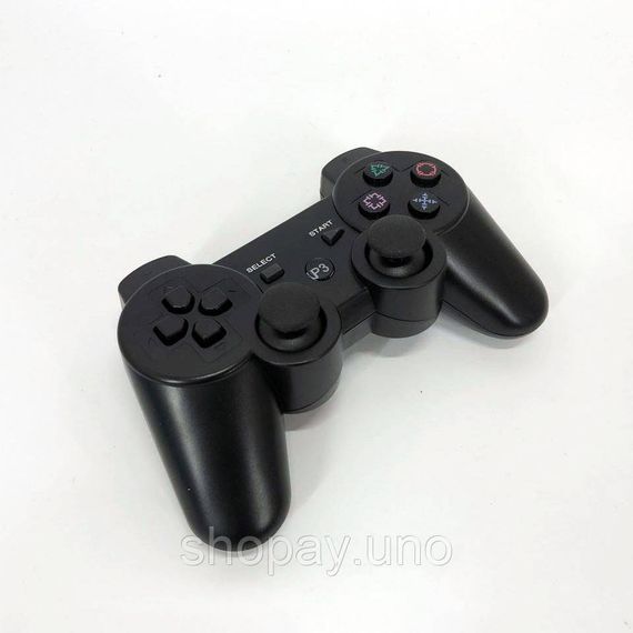 Бездротовий ігровий геймпад Doubleshock PS3/PC акумуляторний джойстик з функцією вібрації. Колір: чорний | Зображення 8