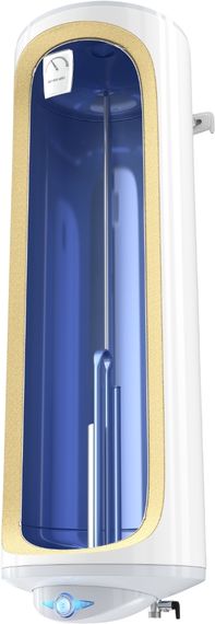 Водонагрівач Tesy Anticalc Slim GCV 803824D B14 TBRC 80 л, 2,4 кВт, "сухий" ТЕН, вертикальний, Slim, білий (305188) | Зображення 1