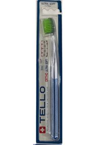Ортодонтична зубна щітка Tello 4920 Ortho Ultra Soft, d 0.10 mm, салатова