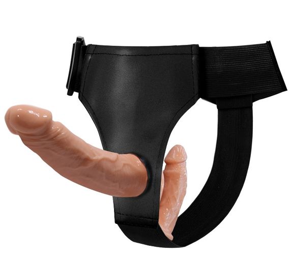 Страпон із двома насадками BAILE - DOUBLE DILDOS Strap On, BW-022077 sexstyle | Зображення 2