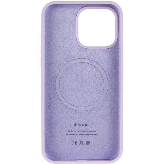 Чохол Silicone Case (AA) Logo with MagSafe для Apple iPhone 11 Pro (5.8") Бузковий / Lilac | Зображення 2