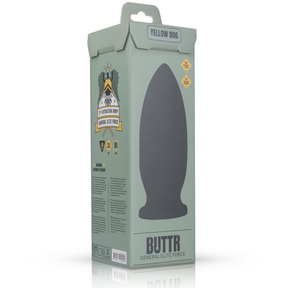 Анальна пробка BUTTR - Yellow Dog Butt Plug | Зображення 5
