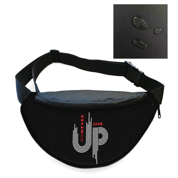 Сумка-бананка мужская/женская спортивная 32×16 см с расширителем поясная сумка или сумка через плечо (3760)