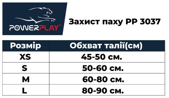 Захист паху PowerPlay 3037 Чорний PU M | Зображення 2