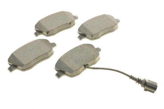 Колодки гальмівні передні Seat Ibiza VW Polo 01-09 Skoda Fabia 99-14 Roomster 06-15 +датчик  22-0547-1 | Зображення 1