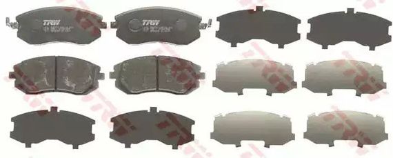 Гальмівні колодки дискові SUBARU Forester/Impreza, TRW (GDB3328) | Зображення 1