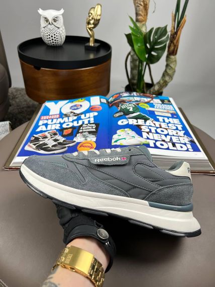 Чоловічі кросівки R3eebok Classic Dark Grey White , В'єтнам A4231 46 | Зображення 3