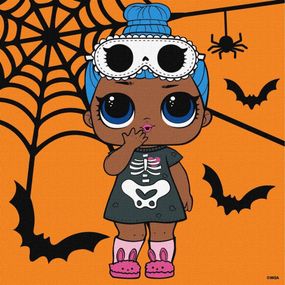 Картина за номерами "L.O.L. Surprise! Sleepy Bones" KHO1332, 25x25 см