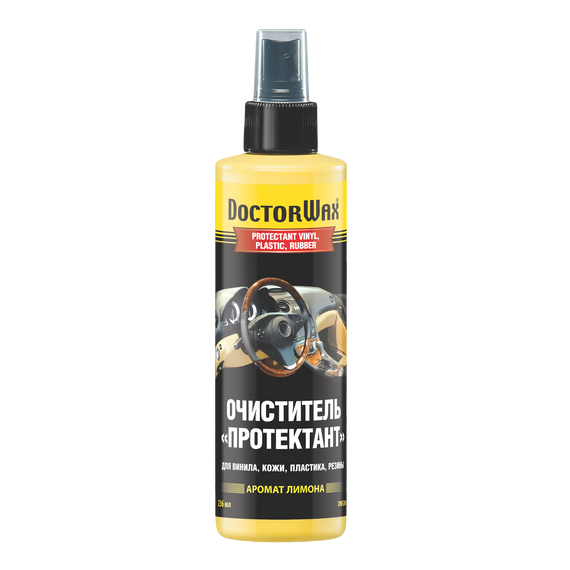 DoctorWax Очисник _Протектант_ для вінілу, шкіри, пластику, гуми, з запахом _лимон_ 236 мл DW5248