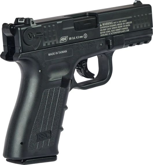 Пістолет пневматичний ASG ISSC M22. CO2. 4,5 мм кал. 4.5 мм Black | Зображення 2