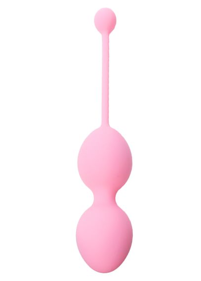 Вагінальні кульки Silicone Kegel Balls 36mm 165g Pink Boss Series Sex Aura