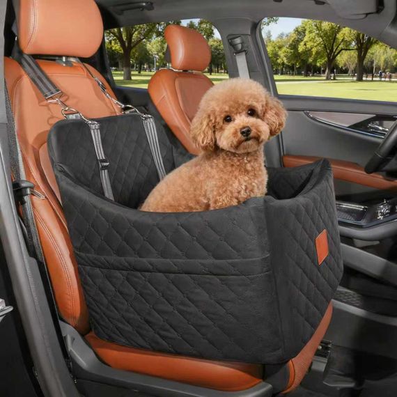 Автомобільне Крісло 2в1 NEWPET Premium Для Перевезення Собак Малих І Середніх Порід З Фіксацією Ремнем Безпеки Карабіном Та