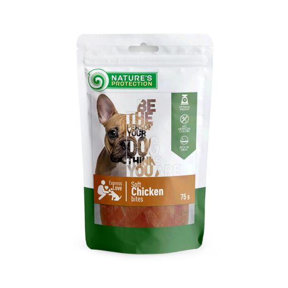 Снеки из курицы Nature's Protection snack for dogs with chicken 75 гр