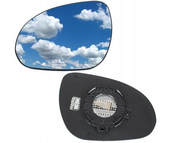 Hyundai i30 (07-12) вкладиш дзеркала з підігрівом лівий Хюндай і30