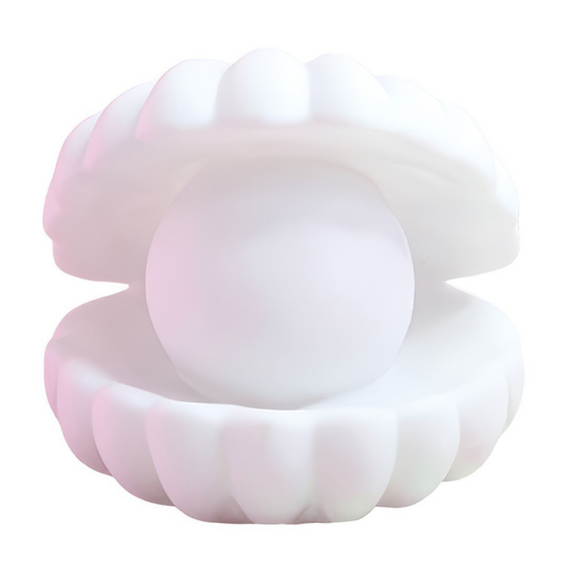 Маленький світильник-мушля з перлиною Perl Light, світильник-черепашка декоративний | Зображення 2