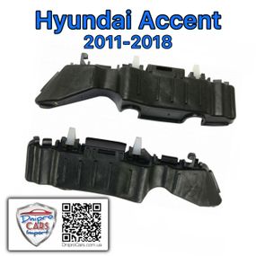 Hyundai Accent 2011-2018 кронштейн (ORIGINAL), крепление переднего бампера правое, 865141R000
