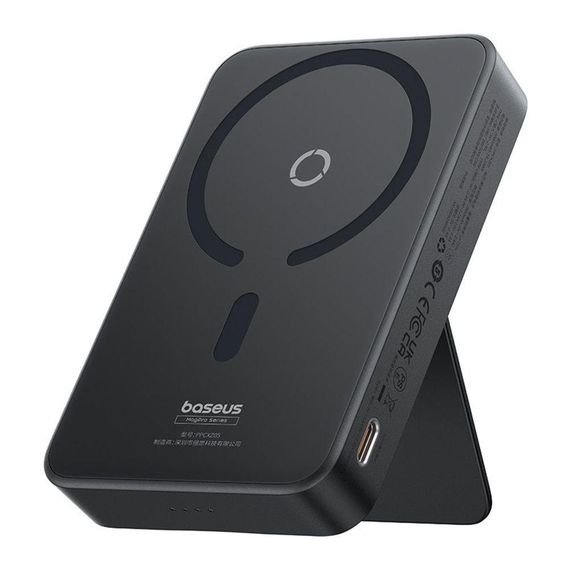Універсальна Мобільна Батарея Power Bank Baseus MagPro Magnetic Bracket Wireless Fast Charge 20W 5000 mAh | Зображення 3
