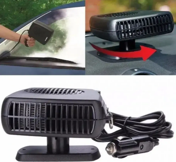 Автомобільна пічка 12V, Обігрівач від прикурювача для зимового комфорту в машині | Зображення 2