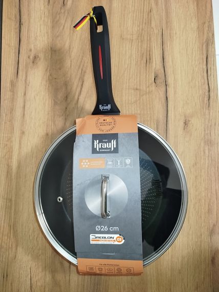 Сковорода антипригарная с крышкой Krauff Smart Fry 26 см 88-222-115 алюминиевая для всех плит | Зображення 7