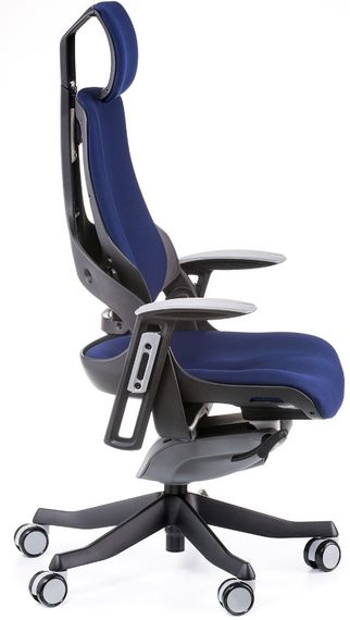 Крісло офісне Wau navybluе fabric з регулюванням гойдання Tilt tеnsion та Tilt Lock control | Зображення 3
